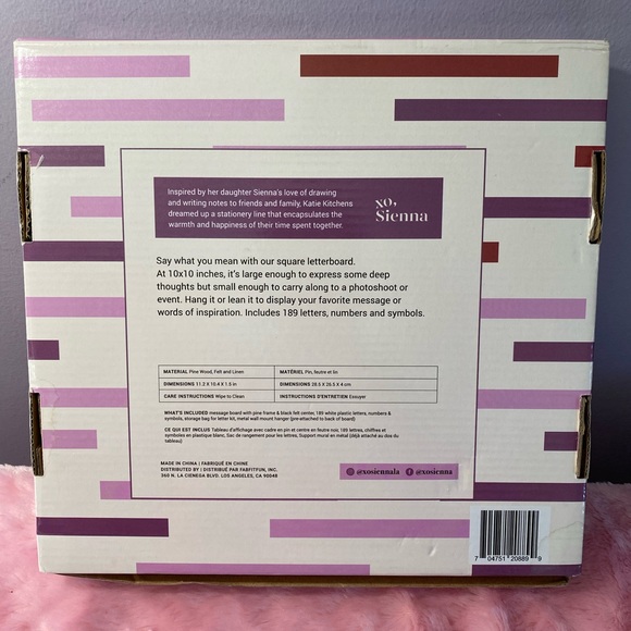 XO, Sienna Felt Message Board - Picture 3 of 8